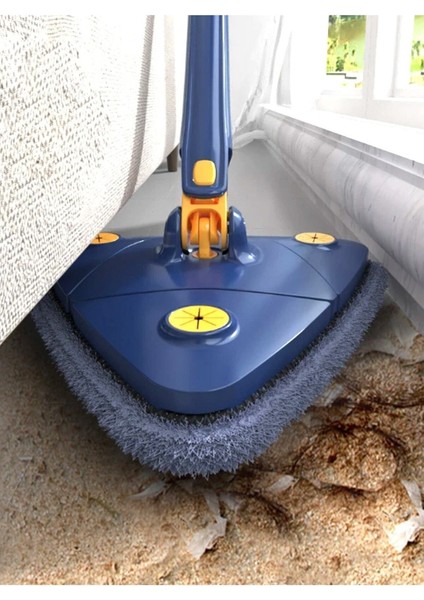 Teleskobik Üçgen Mikrofiber Mop, Kolay Temizlik ve Pratik Kullanım