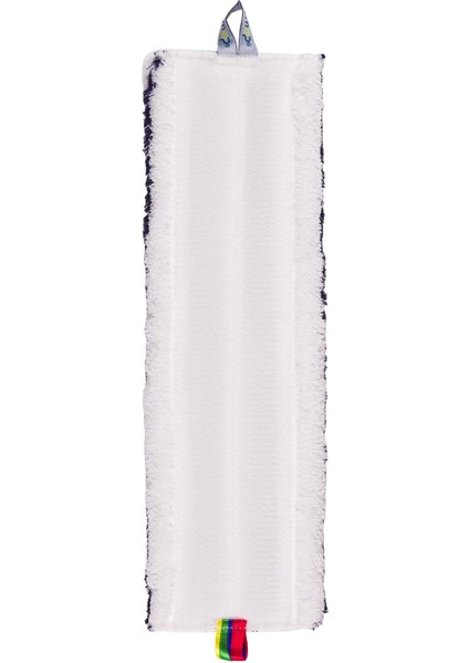 Yumuşak Mikrofiber Mop, 40 Cm, Beyaz, Dayanıklı ve Hafif Temizlik Aracı