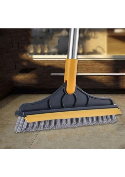 Üçgen Sert Uçlu Döner Başlıklı Zemin ve Köşe Temizleme Fırçası