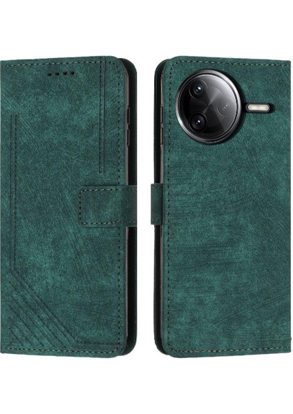 Xiaomi Poco F7 Ultra Pu Deri Cüzdan Kart Ekleme Için Flip Case (Yurt Dışından)