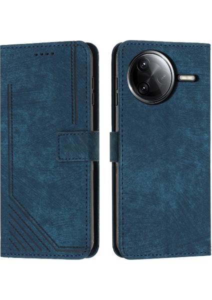Xiaomi Poco F7 Pro Cüzdan Kickstand Pu Deri Kart Için Flip Case (Yurt Dışından)