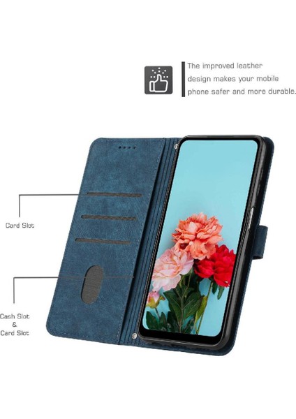 Xiaomi Poco F7 Pro Cüzdan Kickstand Pu Deri Kart Için Flip Case (Yurt Dışından)