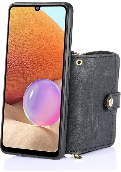 Xiaomi Poco F7 Ultra 7 Kart Yuvaları Premium Deri Fermuar Kapatma (Yurt Dışından)