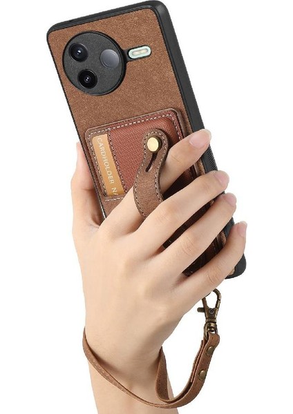 Xiaomi Poco F7 Pro Darbeye Kayış Bileklik Cüzdan Için Kılıf (Yurt Dışından)