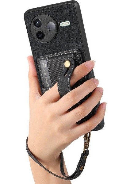 Xiaomi Poco F7 Pro Darbeye Kayış Bileklik Cüzdan Için Kılıf (Yurt Dışından)
