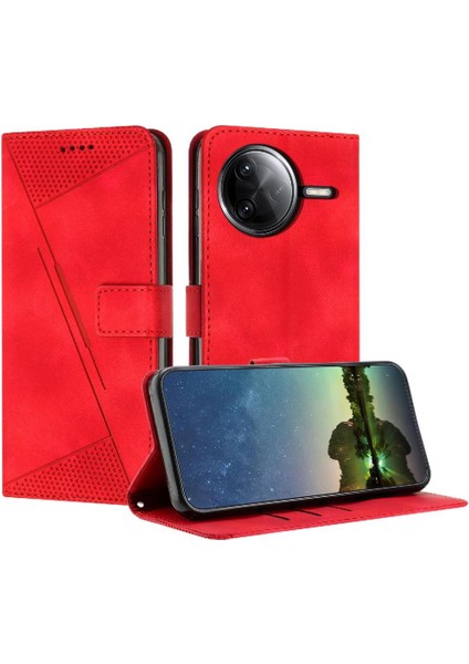 Xiaomi Poco F7 Ultra Kickstand Cüzdan Pu Deri Kart Için Flip Case (Yurt Dışından)