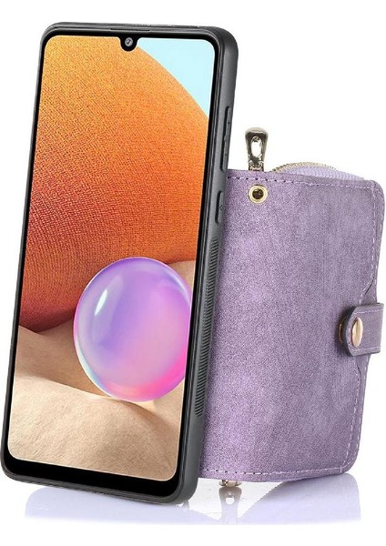 Xiaomi Poco F7 Pro Fermuar Kapatma Ayarlanabilir Kordon Standı 7 Kart (Yurt Dışından)
