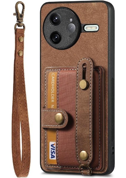 Xiaomi Poco F7 Ultra Kayış Cüzdan Darbeye Bileklik Için Kılıf (Yurt Dışından)