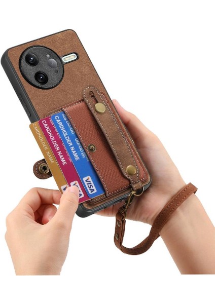 Xiaomi Poco F7 Ultra Kayış Cüzdan Darbeye Bileklik Için Kılıf (Yurt Dışından)
