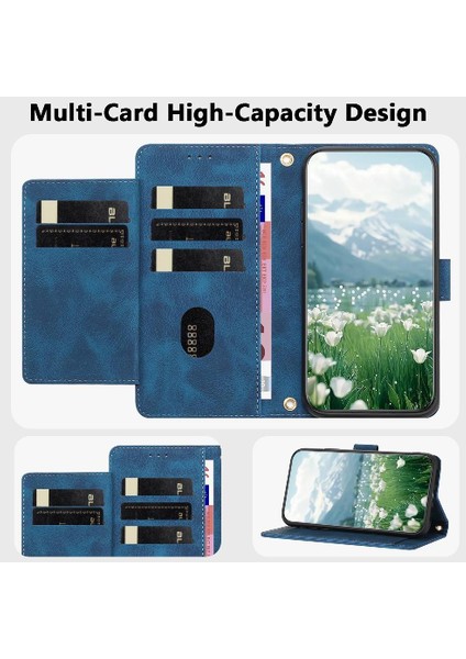 Xiaomi 15 Lale Kabartmalı Flip Case Manyetik Pu Için Moda Cüzdan Kılıf (Yurt Dışından) fiyatları