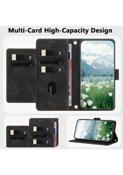 Xiaomi 15 Lale Kabartmalı Flip Case Manyetik Pu Için Moda Cüzdan Kılıf (Yurt Dışından) fiyatları