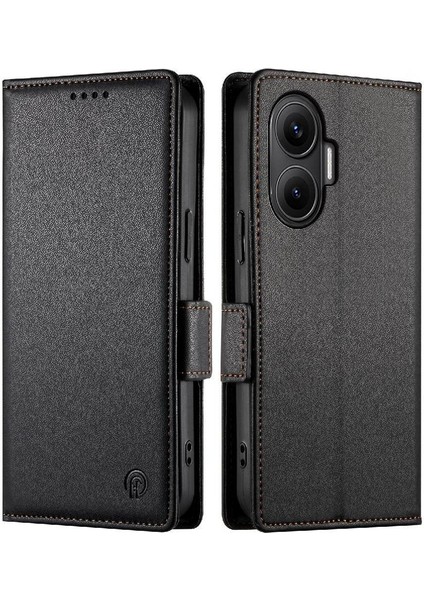 Xiaomi Poco F7 5g Iş Günlük Kullanım Için Flip Case Cüzdan Kart Yuvaları (Yurt Dışından)