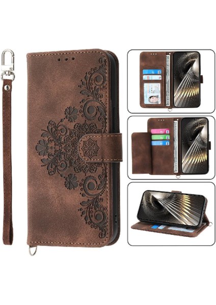 Xiaomi Poco F7 5g Çoklu Kredi Kartı Yuvaları Bileklik Için Flip Case (Yurt Dışından)