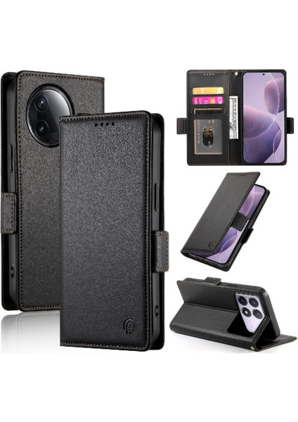 Xiaomi Poco F7 Pro Kartvizit Yuvaları Flip Case Günlük Kullanım Cüzdan (Yurt Dışından)