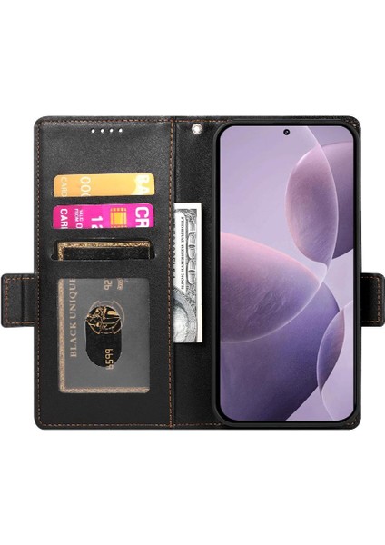 Xiaomi Poco F7 Pro Kartvizit Yuvaları Flip Case Günlük Kullanım Cüzdan (Yurt Dışından)