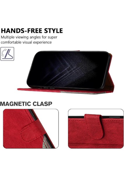 Xiaomi Poco C75 Kart Yuvaları Için Kılıf Kapak Cüzdan Pu Deri Kullanışlı Standı (Yurt Dışından)