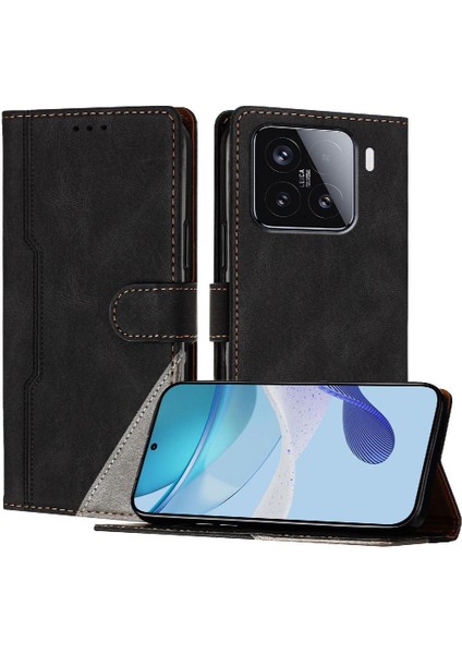 Xiaomi 15 Kart Yuvaları Için Kılıf Kapak Pu Deri Manyetik Kapatma Cüzdan (Yurt Dışından)