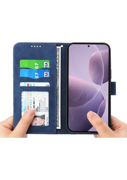 Xiaomi Poco F7 Ultra Manyetik Kapatma Bileklik Premium Için Flip Case (Yurt Dışından)