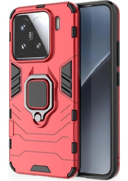 Xiaomi 15 Darbeye Kapak Için Kılıf 360&DEG; Dönen Halka Kickstand Askeri (Yurt Dışından)