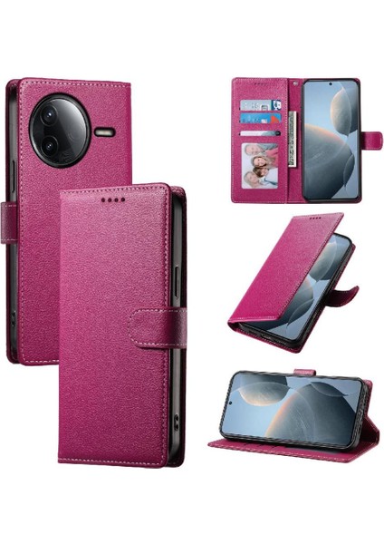 Xiaomi Poco F7 Pro Günlük Kullanım Için Kılıf Darbeye Kart Yuvaları Manyetik (Yurt Dışından)