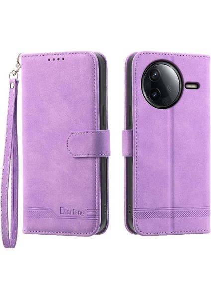 Xiaomi Poco F7 Ultra Manyetik Kapatma Bileklik Premium Için Flip Case (Yurt Dışından)