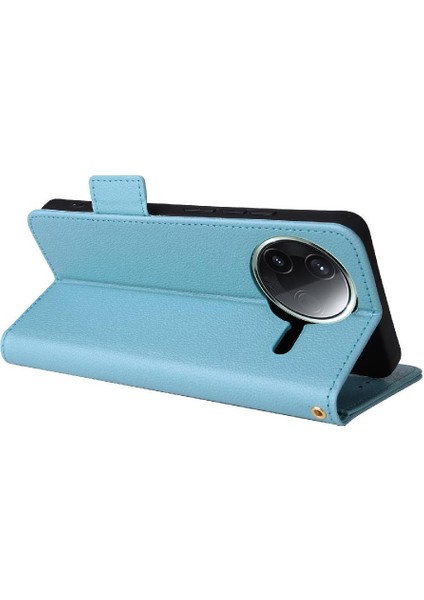 Xiaomi Poco F7 Pro 5g Için Flip Case Manyetik Yan Toka Pu Deri Kart (Yurt Dışından)