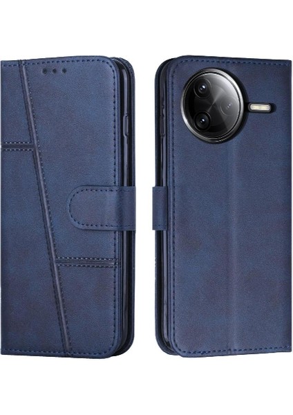 Xiaomi Poco F7 Pro Darbeye Kapak Kapak Tam Koruma Pu (Yurt Dışından)