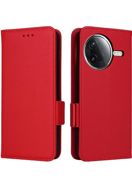 Xiaomi Poco F7 Pro 5g Için Flip Case Manyetik Yan Toka Pu Deri Kart (Yurt Dışından)