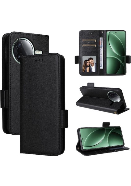 Xiaomi Poco F7 Ultra Cüzdan Manyetik Yan Toka Kart Yuvaları Için Flip Case (Yurt Dışından)