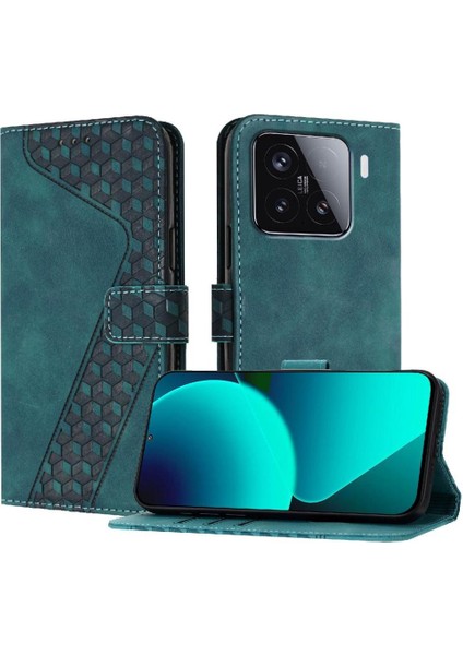 Telefon Kılıfı Için Xiaomi 15 Cüzdan Flip Folio Kart Yuvaları Kapak Manyetik (Yurt Dışından)