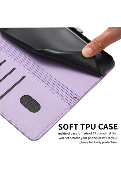 Xiaomi Poco F7 Pro Sevimli Kedi Kart Tutucu Kickstand Pu Için Flip Case (Yurt Dışından)