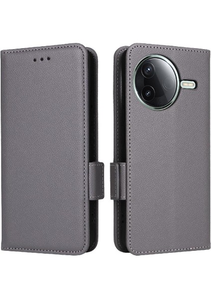 Xiaomi Poco F7 Pro 5g Için Flip Case Manyetik Yan Toka Pu Deri Kart (Yurt Dışından)