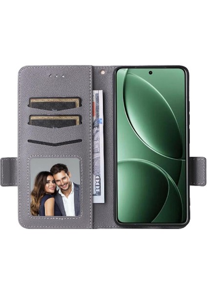 Xiaomi Poco F7 Pro 5g Için Flip Case Manyetik Yan Toka Pu Deri Kart (Yurt Dışından)