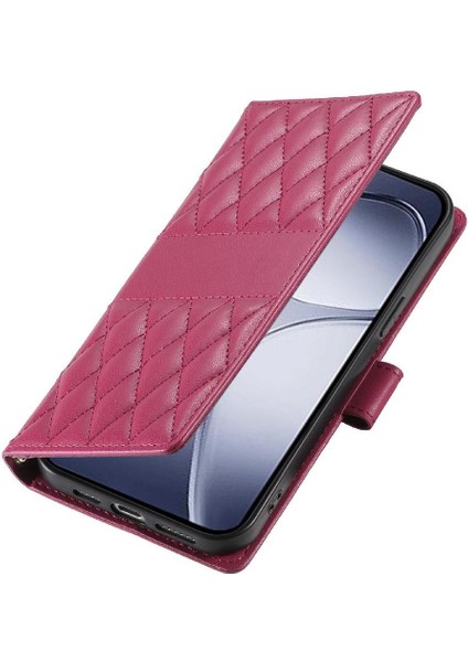 Xiaomi Poco F7 Pro Deri Kılıf Için Flip Case Çift Sapanlar Cüzdan Zarif (Yurt Dışından)