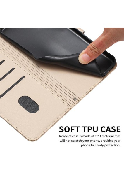Xiaomi Poco F7 Pro Sevimli Kedi Kart Tutucu Kickstand Pu Için Flip Case (Yurt Dışından)