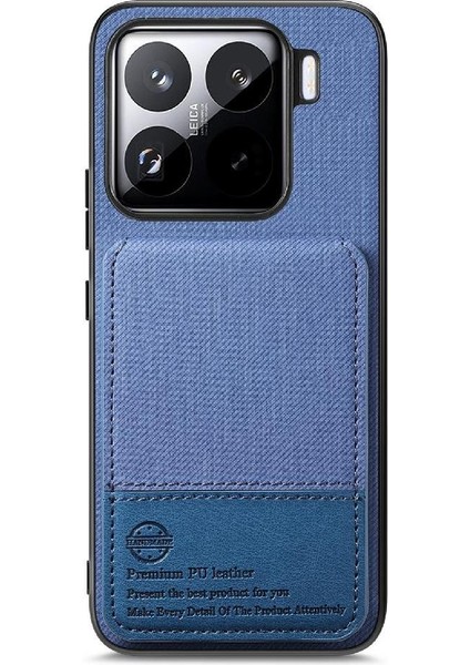 Xiaomi 15 Darbeye Dayanıklı Deri Çanta Cüzdan Rfıd Engelleme Için Flip Case (Yurt Dışından)