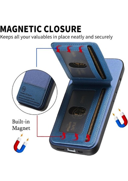 Xiaomi 15 Darbeye Dayanıklı Deri Çanta Cüzdan Rfıd Engelleme Için Flip Case (Yurt Dışından) indirimleri