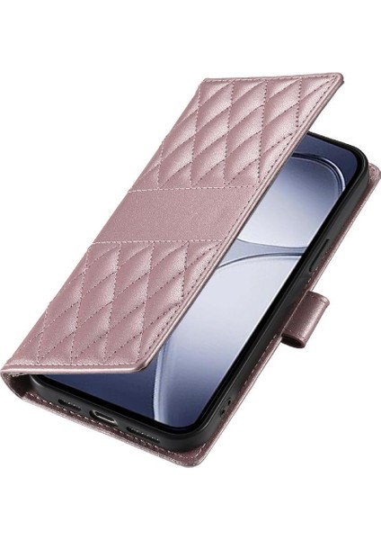 Xiaomi Poco F7 Pro Deri Kılıf Için Flip Case Çift Sapanlar Cüzdan Zarif (Yurt Dışından)