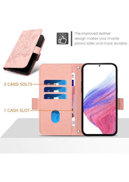 Kredi Kartı ile Xiaomi Poco M6 4g Pu Deri Manyetik Cüzdan Için Kılıf (Yurt Dışından)