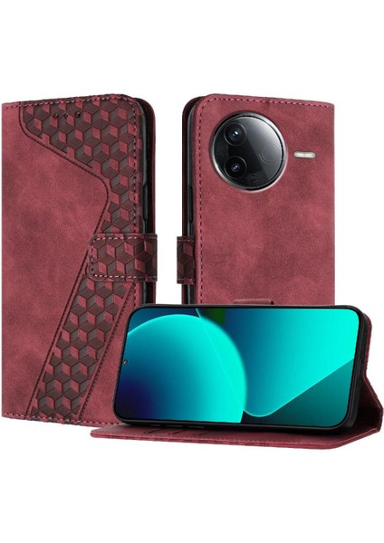 Xiaomi Poco F7 Pro Cüzdan Manyetik Kart Yuvaları Için Telefon Kılıfı Kapak Çevirin (Yurt Dışından)