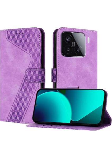 Telefon Kılıfı Için Xiaomi 15 Cüzdan Flip Folio Kart Yuvaları Kapak Manyetik (Yurt Dışından)