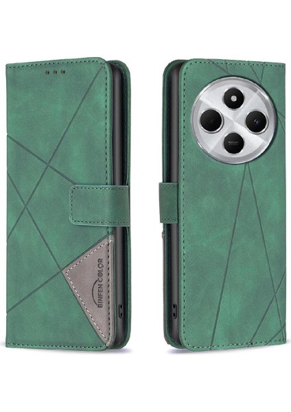 Xiaomi Poco C75 Kart Tutucu Kickstand Darbeye Dayanıklı Manyetik Pu Için Flip Case (Yurt Dışından)