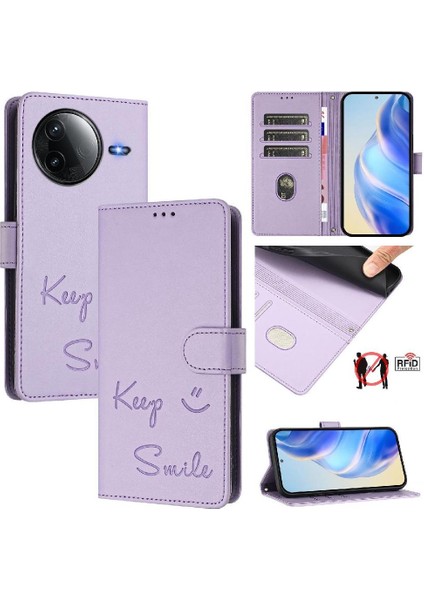 Xiaomi Poco F7 Pro 5g Için Kılıf Kapak Çevirin Kart Tutucu Cüzdan Pu Deri (Yurt Dışından)