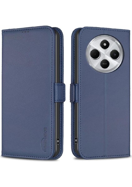 Xiaomi Poco C75 Kart Yuvaları Tutucu Kickstand Manyetik Tpu Pu Için Flip Case (Yurt Dışından)