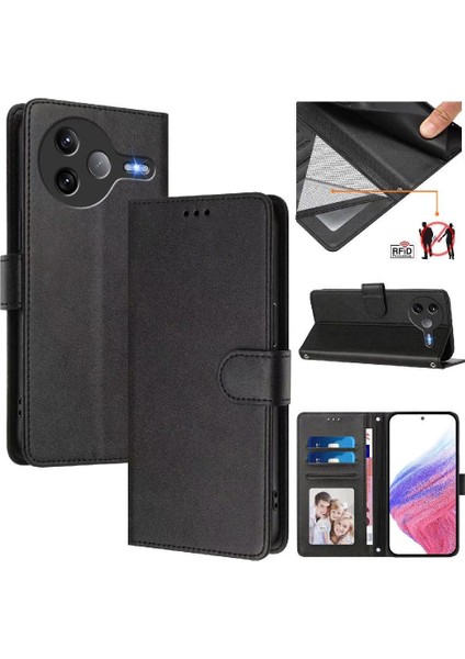 Xiaomi Poco F7 Ultra 5g Kart Tutucu Manyetik Için Klasik Tarzı Flip Case (Yurt Dışından)