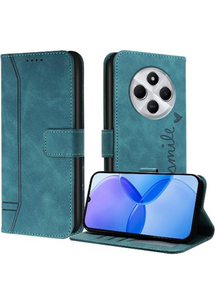 Xiaomi Poco C75 Flip Folio Cüzdan Manyetik Kapatma Kartı Pu Için Telefon Kılıfı (Yurt Dışından)