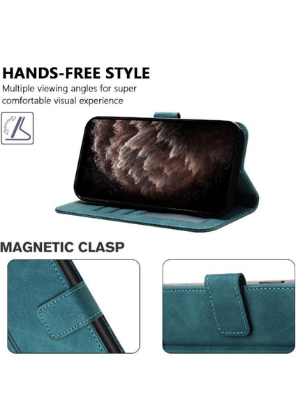 Xiaomi Poco C75 Flip Folio Cüzdan Manyetik Kapatma Kartı Pu Için Telefon Kılıfı (Yurt Dışından)