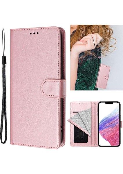 Xiaomi Poco F7 Pro 5g Manyetik Kapatma Cüzdan Için Klasik Tarzı Flip Case (Yurt Dışından)