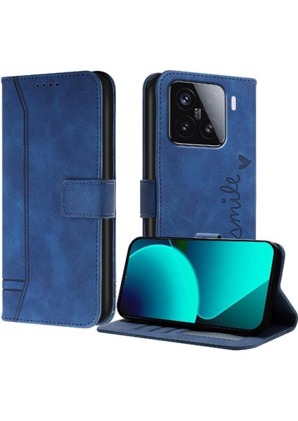 Xiaomi 15 Pu Deri Manyetik Kapatma El Kayışı Kart Yuvaları Için Telefon Kılıfı (Yurt Dışından)