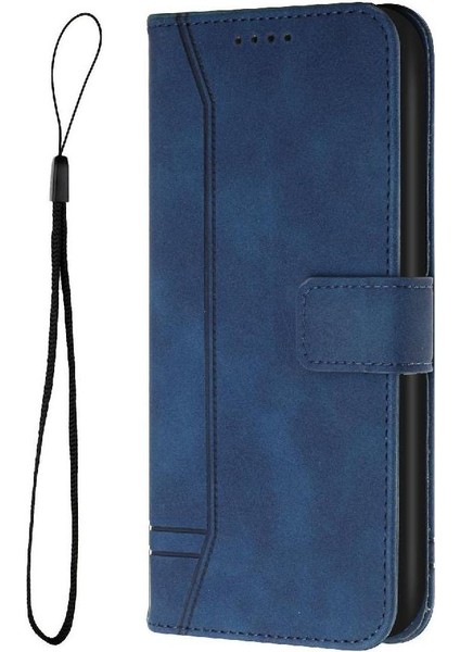 Telefon Kılıfı Için Xiaomi Poco F7 Ultra El Kayışı Pu Deri Flip Folio Kart (Yurt Dışından)
